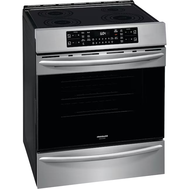 Frigidaire -FGIH3047VF- Gallery 5.4 Cu. Ft. Freestanding Electric Induction Range Air Fry with Self and Steam Clean - Smudge-Proof® Stainless Steel