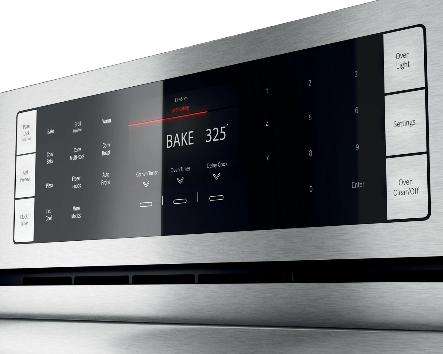 Bosch - HBLP651RUC - Benchmark 30 Inch Wide 9.2 Cu. Ft. Double Electric Oven with Right Hinge Door
