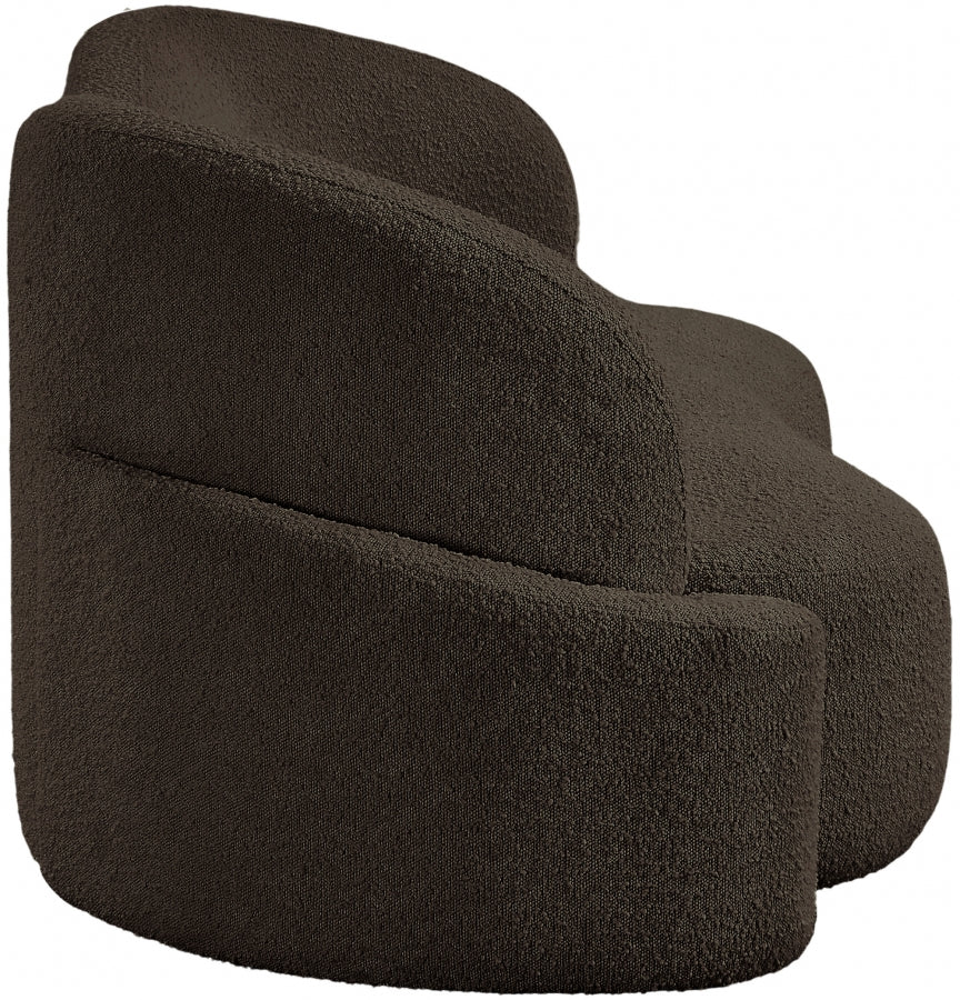 Meridian Principessa Boucle Fabric Sofa