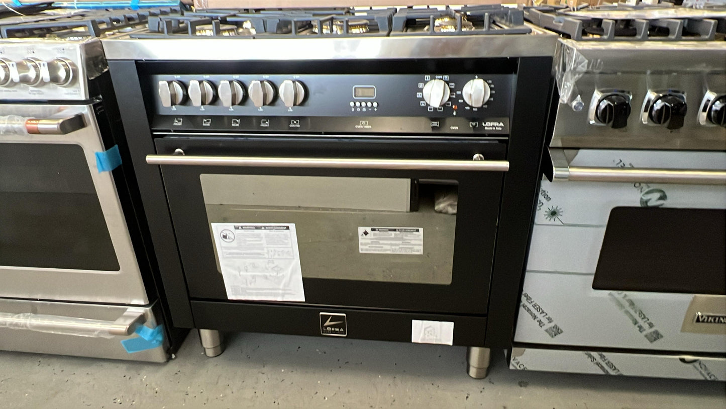 Lofra Maestro - MKSS36M0G500 - 36" DF Range, 5 Burner -Black