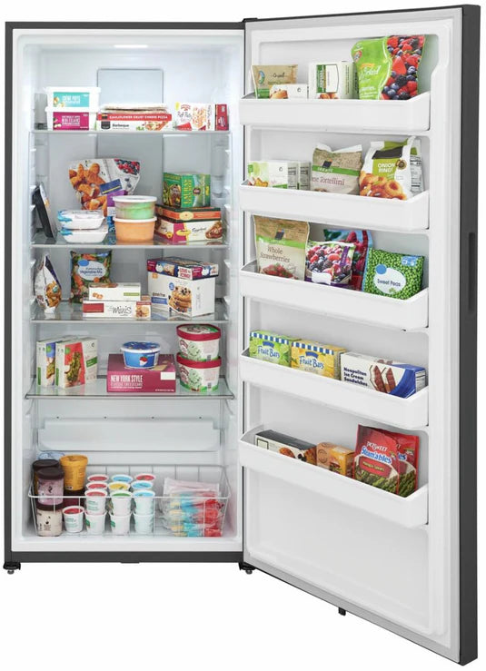 FRIGIDAIRE 20 cu. ft. Frost Free Defrost, Garage Ready Upright Freezer in Carbon