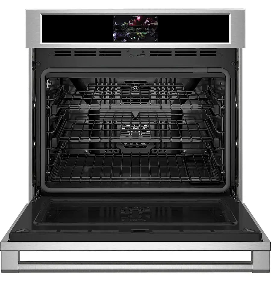 Monogram -ZTSX1DPSNSS- Statement 30" Built-In Single Electric Convection Wall Oven with No-Preheat Air Fry and Voice Control - Stainless Steel