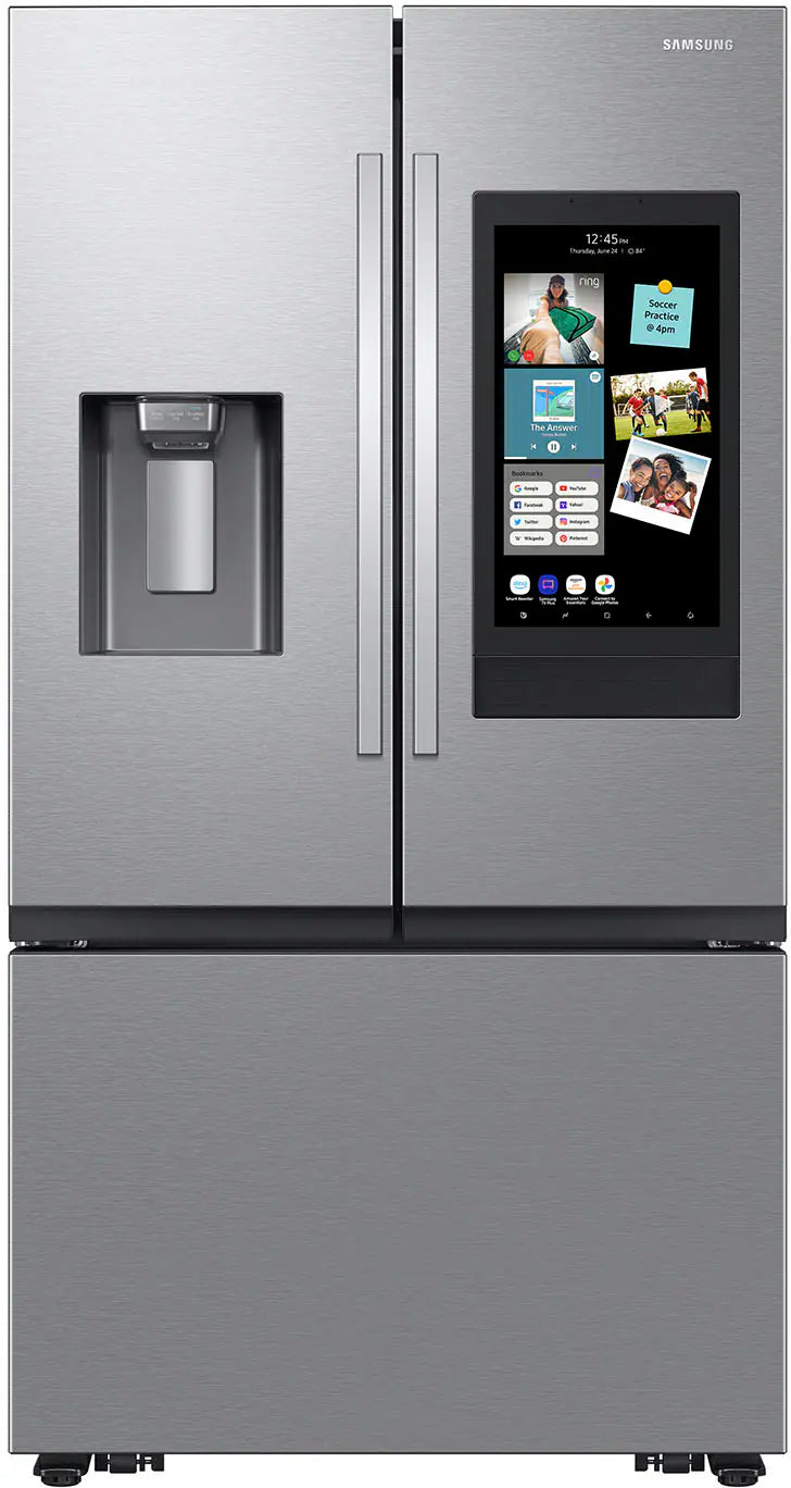 Samsung- RF27CG5900SR- 25 cu. ft. 3-Door French Door Counter Depth Smart Refrigerator