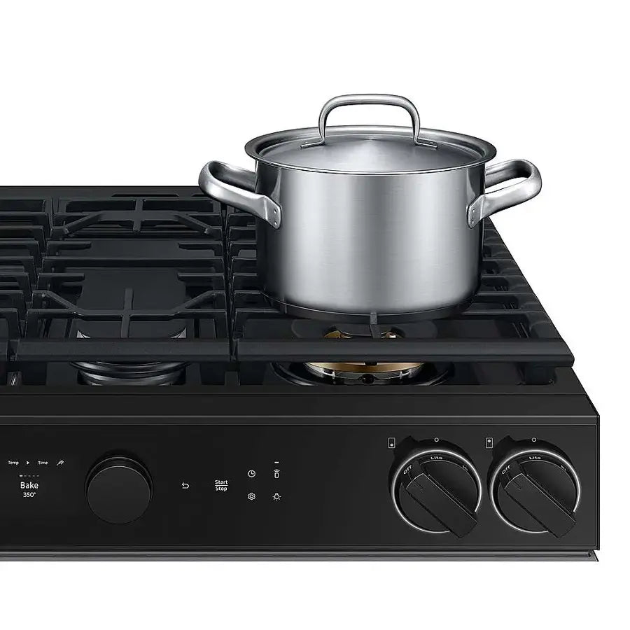 Samsung - NSG6DG8700SRAA- 6.0 Cu. Ft. Slide-In Gas Range with Smart Oven Camera - Stainless Steel