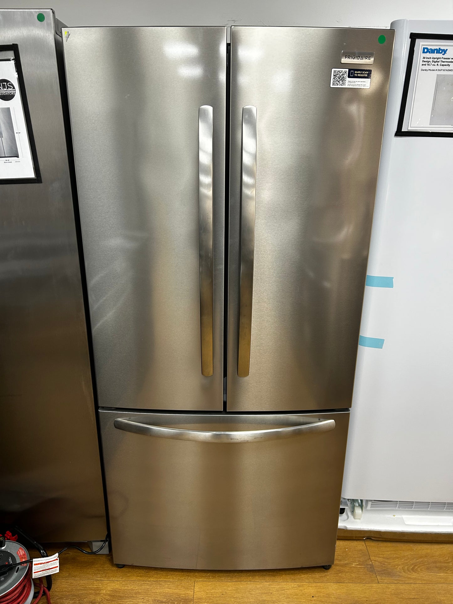 Frigidaire - FRFG1723AV - 17.6 Cu. Ft. Counter-Depth French Door Refrigerator - Stainless Steel