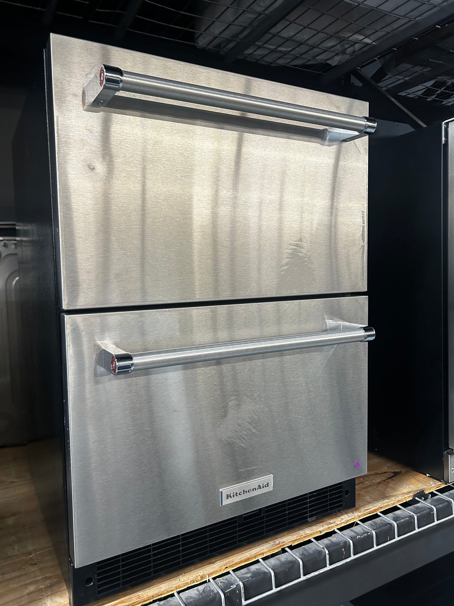 KitchenAid - KUDR204K8B00 - 24" Stainless Steel Undercounter Double-Drawer Refrigerator