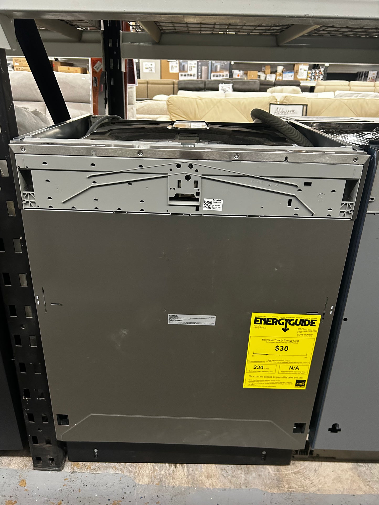 Miele - G5056SCVI - G 5000 Series 24 Fully Integrated Dishwasher with Original Cutlery Tray, 44 dBA, QuickIntenseWash, ExtraClean & ExtraDry Options, SaniWash - Sanitize Cycle