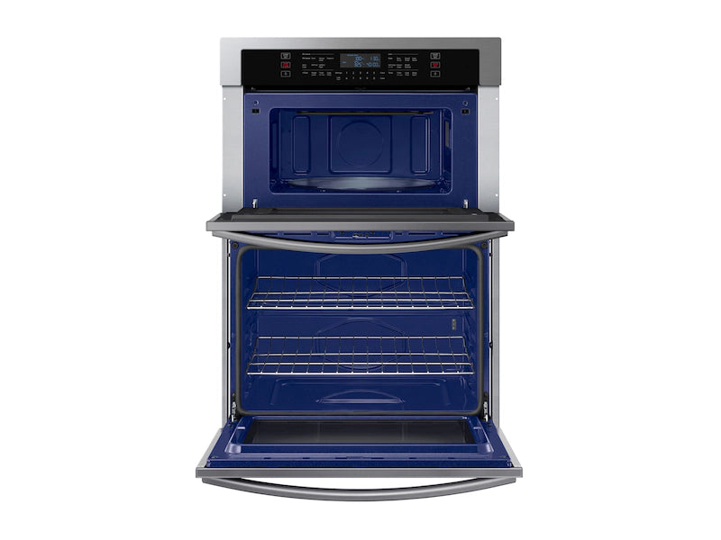 Samsung - NQ70T5511DS - 30" Microwave Combination Wall Oven with WiFi - Stainless steel