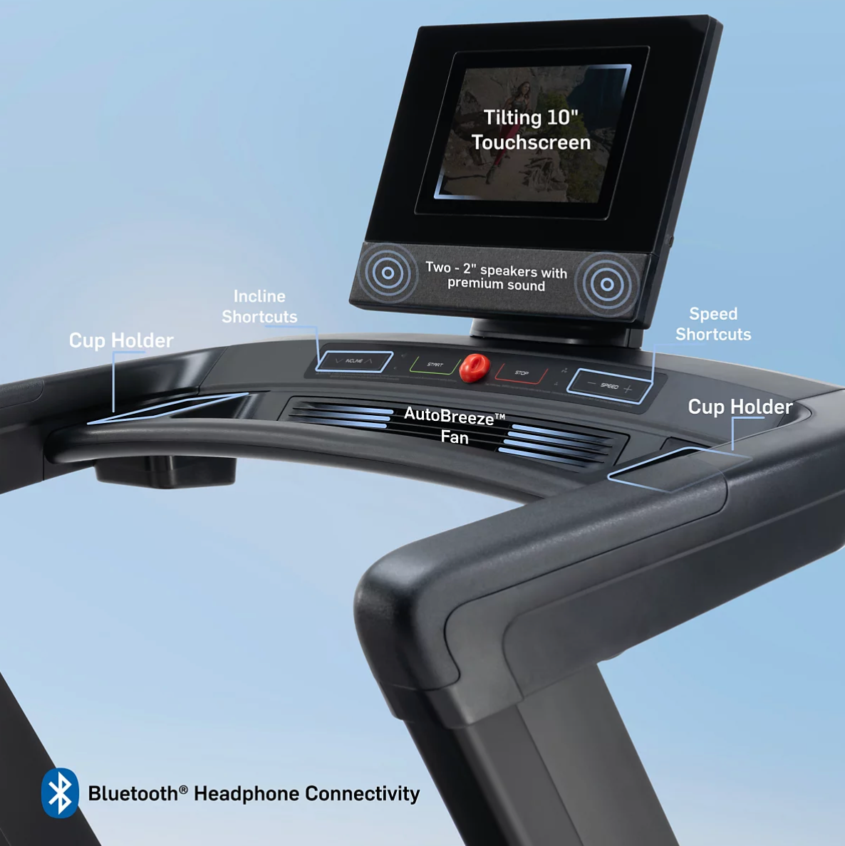 NordicTrack Commercial 1250 Treadmill with iFIT - Black