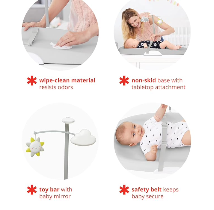 Skip Hop Baby Changing Pad, Nursery Style, Grey
