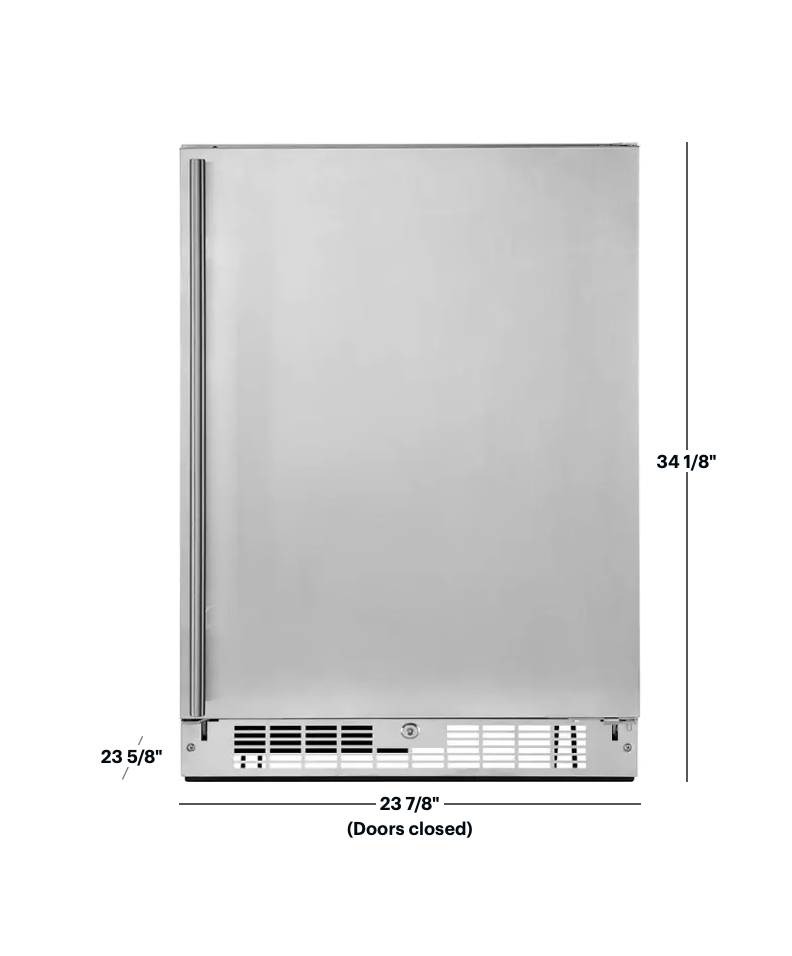 Insignia 5.4 Cu. Ft. Indoor/Outdoor Mini Fridge - Stainless Steel NS-OCF55SS2