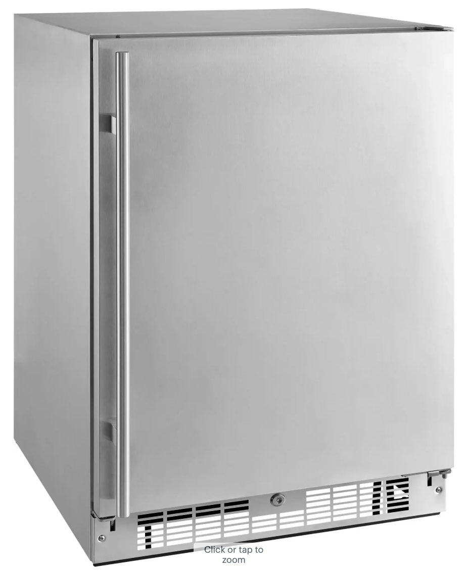 Insignia 5.4 Cu. Ft. Indoor/Outdoor Mini Fridge - Stainless Steel NS-OCF55SS2