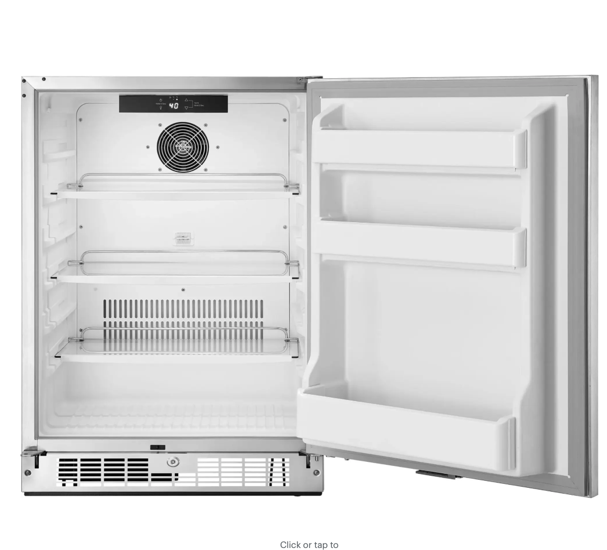 Insignia 5.4 Cu. Ft. Indoor/Outdoor Mini Fridge - Stainless Steel NS-OCF55SS2