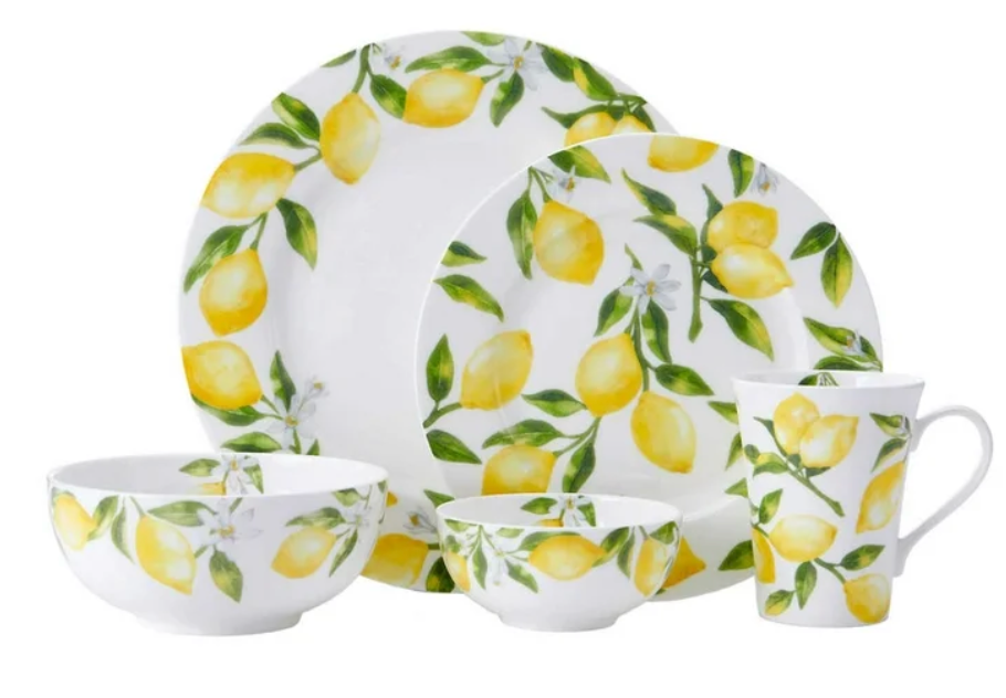 Mikasa Lemons 40-piece Dinnerware Set