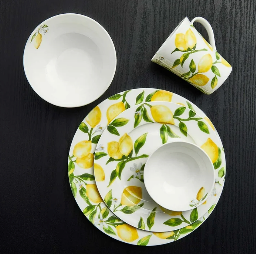 Mikasa Lemons 40-piece Dinnerware Set