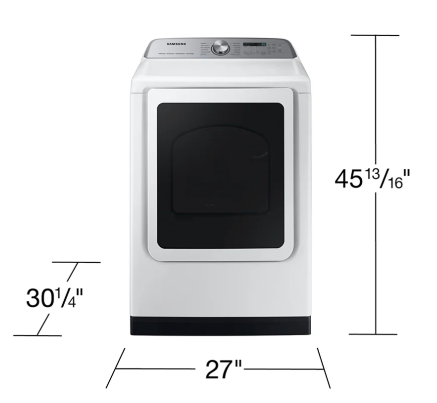 Samsung 7.4 cf Dryer Electric Model# DVE55CG7100W