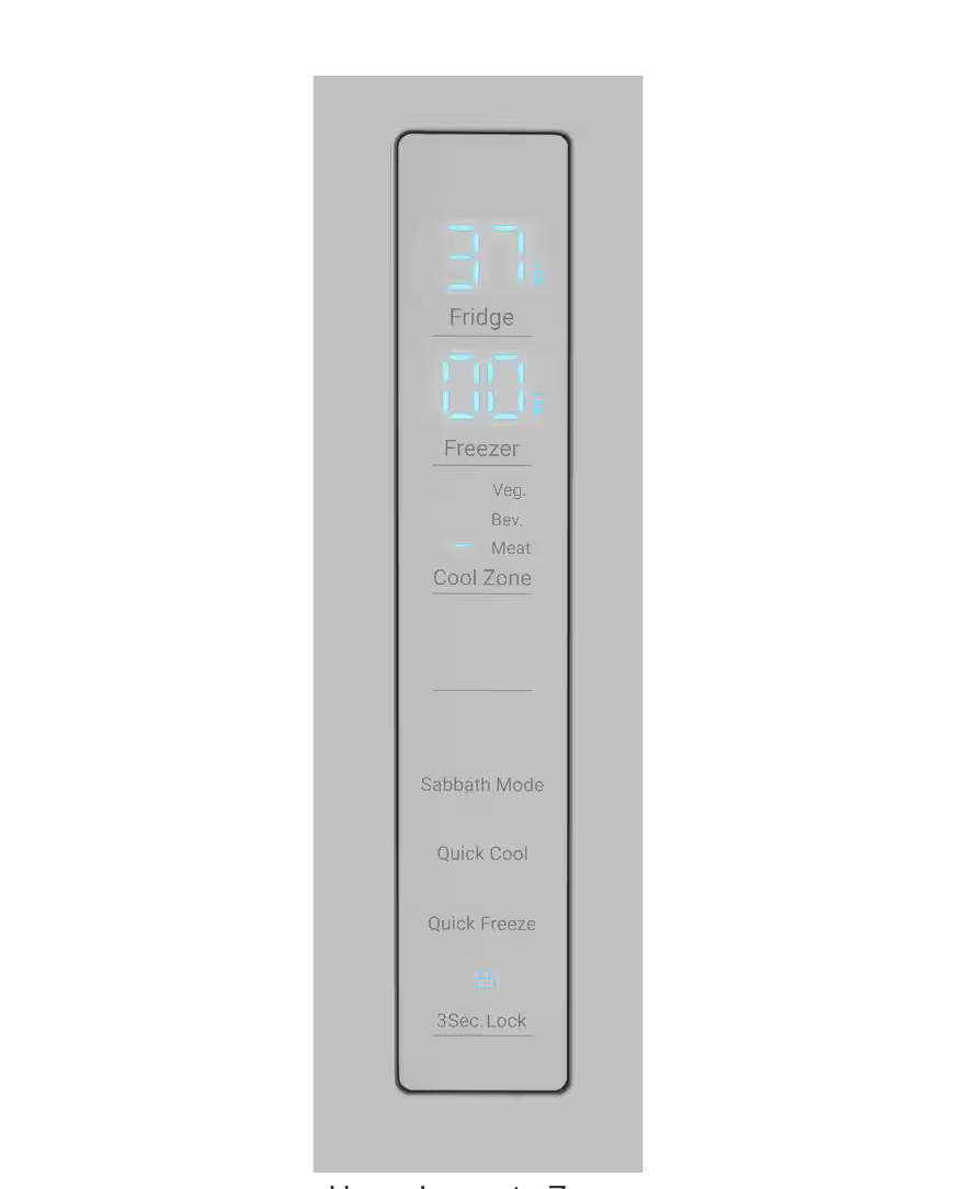 Haier 14.5 cu. ft. French Door Refrigerator in Fingerprint Resistant Stainless Steel, Counter Depth Model# QJS15HYRFS