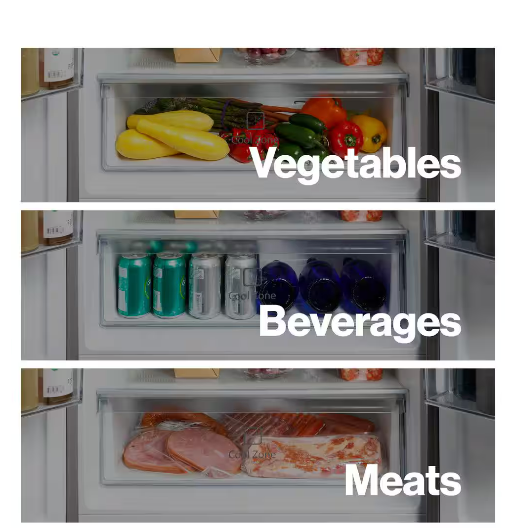 Haier 14.5 cu. ft. French Door Refrigerator in Fingerprint Resistant Stainless Steel, Counter Depth Model# QJS15HYRFS