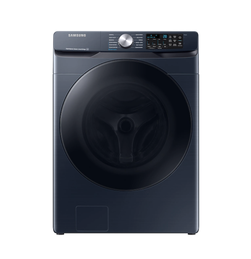 Samsung 4.5 cu. ft. Large Capacity Smart Front Load Washer in Brushed Navy Model# WF45B6300AD