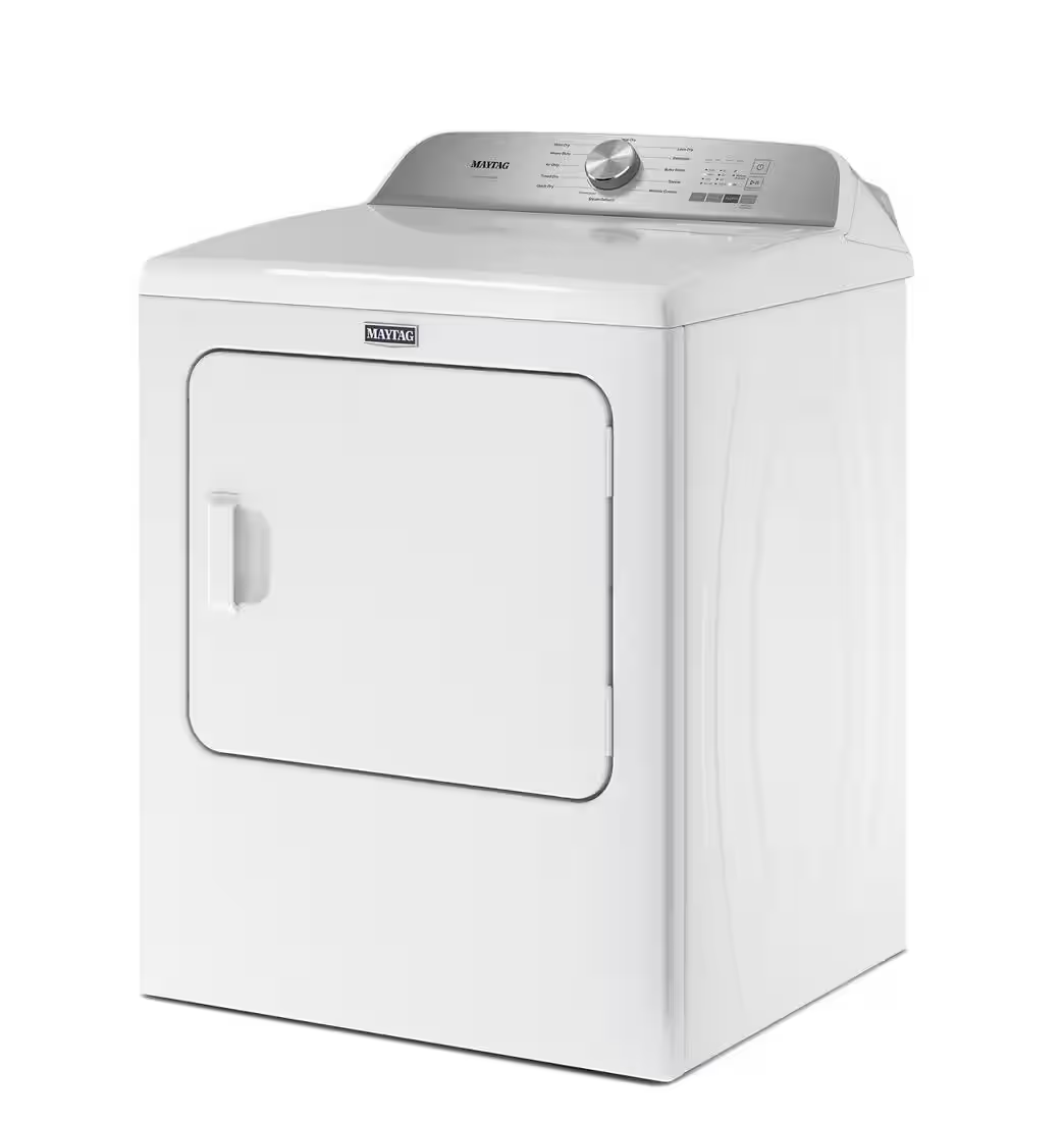 Maytag 7.0 cu. ft. Vented Pet Pro Electric Dryer in White Model# MED6500MW