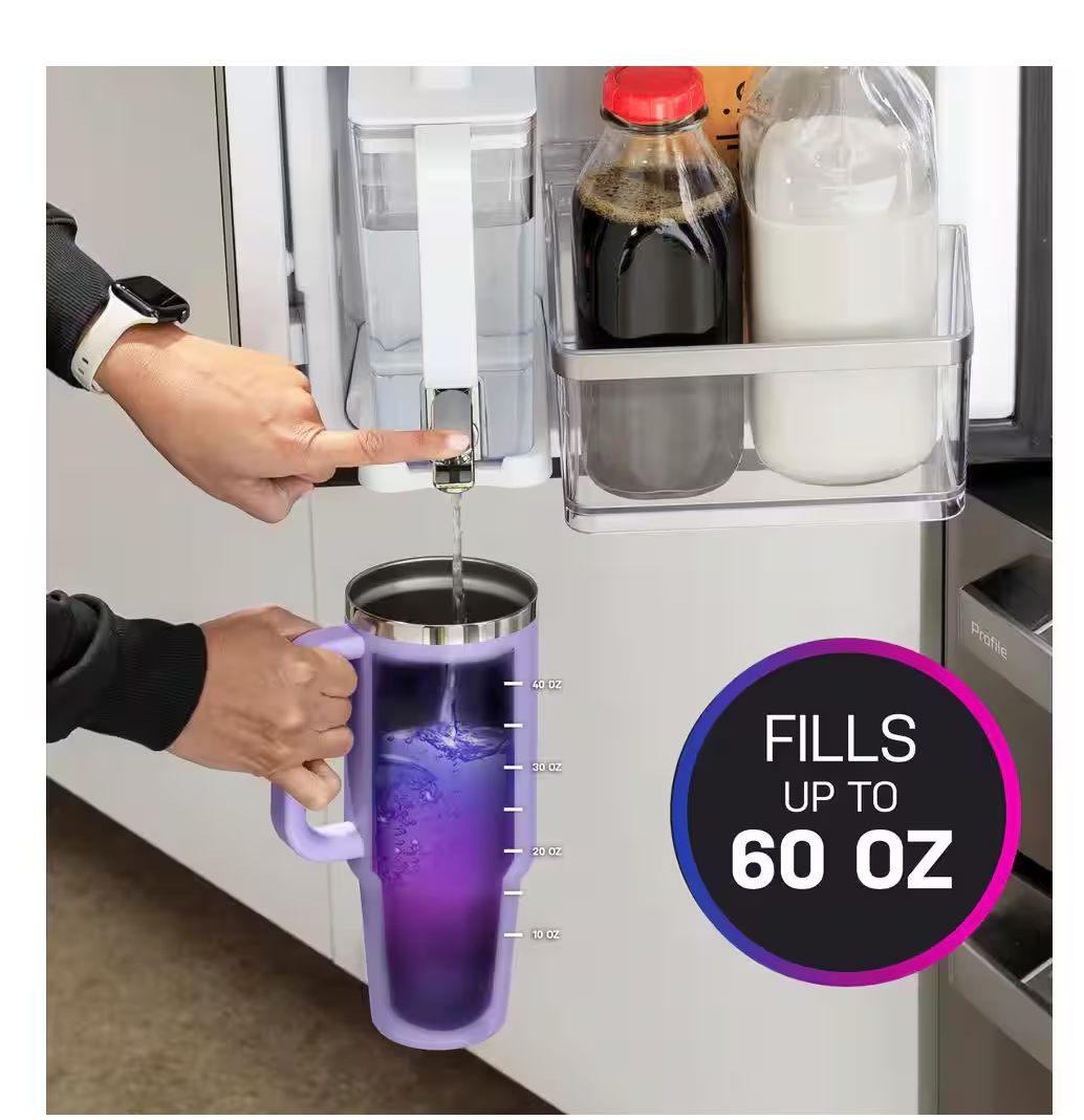 GE Profile 28.7 cu. ft. 4-Door French Door Refrigerator in Stainless Steel Model# PGE29BYTFS