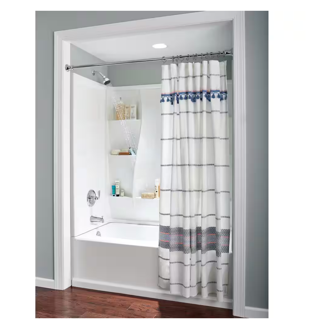 Delta Foundations Single-Handle 1-Spray Tub and Shower Faucet in Chrome (Valve Included)