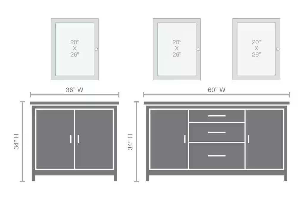 Glacier Bay 20 in. W x 26 in. H Rectangular Framed Recessed or Surface-Mount Bathroom Medicine Cabinet with Mirror, White