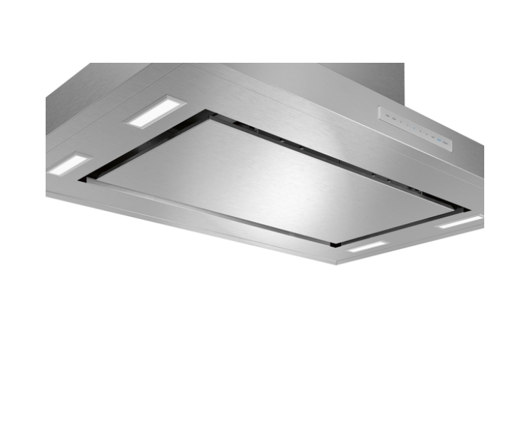 Thermador Island Mount Convertible Hood with 600 CFM: Stainless Steel, 36 Inch Model:HMIB36WS