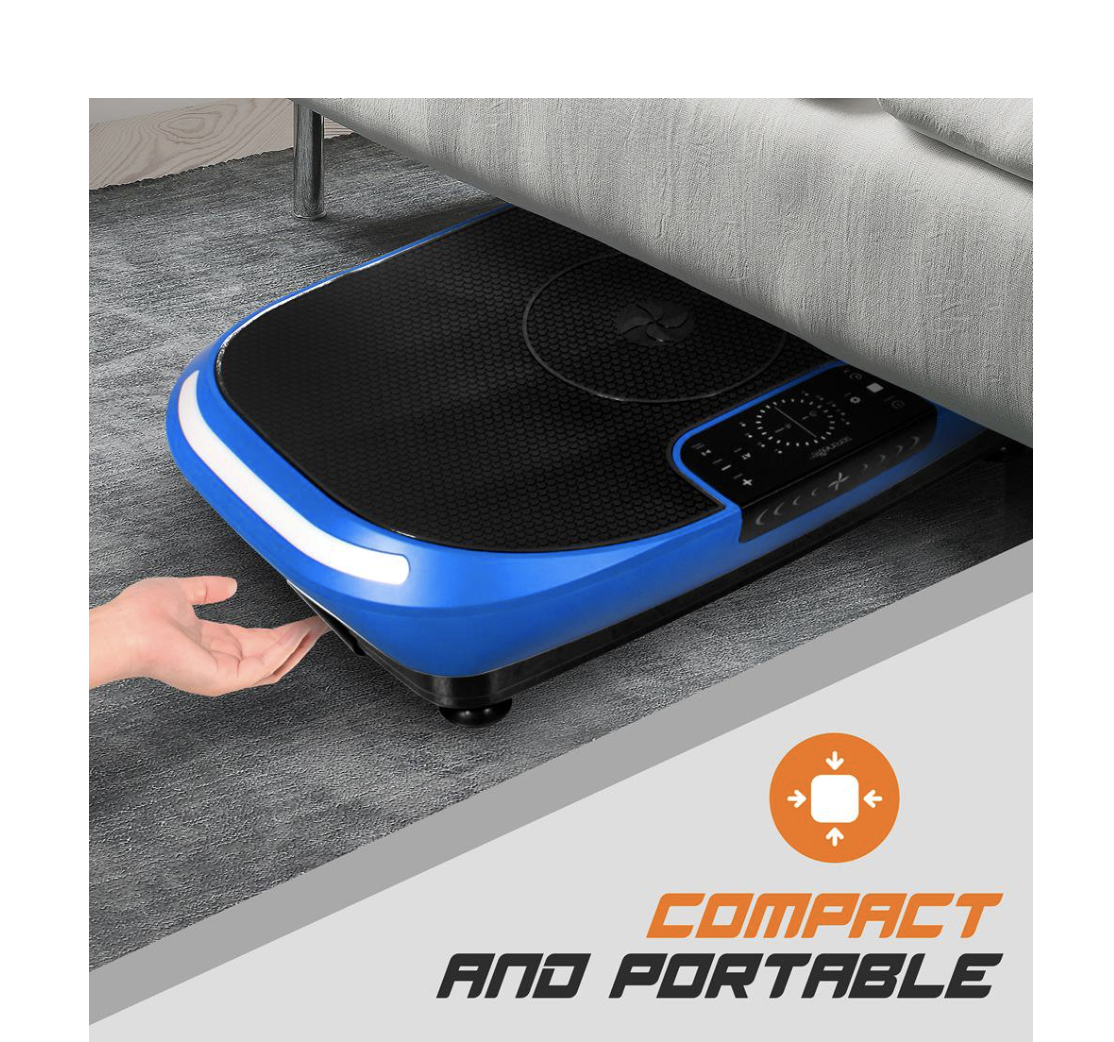SereneLife Standing Vibration Fitness Machine - Vibrating Platform Exercise & Workout Trainer with Adjustable Speed