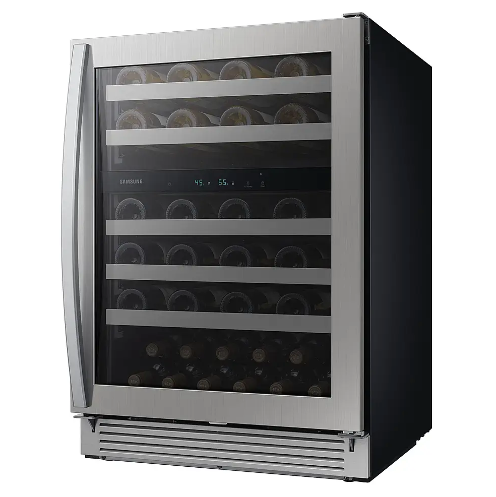 Samsung - 51-Bottle Capacity Wine Cooler - Stainless Steel Model:RW51TS338SR
