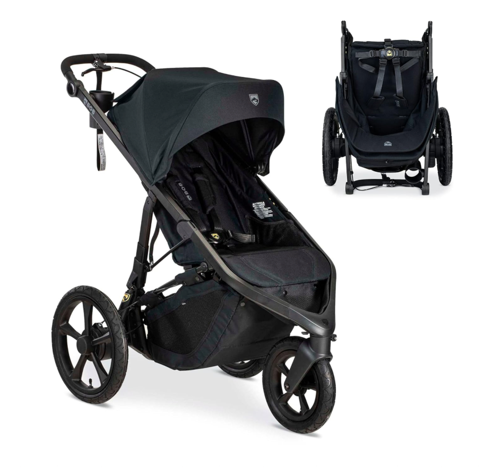 baby stroller with suspension BOB Gear Wayfinder Jogging Stroller with Independent Dual Suspension,