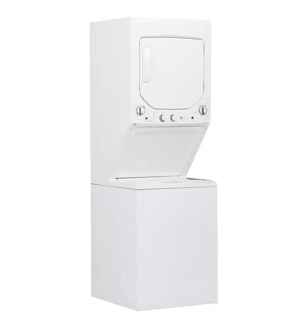 GE 2.3 cu. ft. Washer 4.4 cu. ft. Gas Dryer Combo Model # GUD24GSSMWW