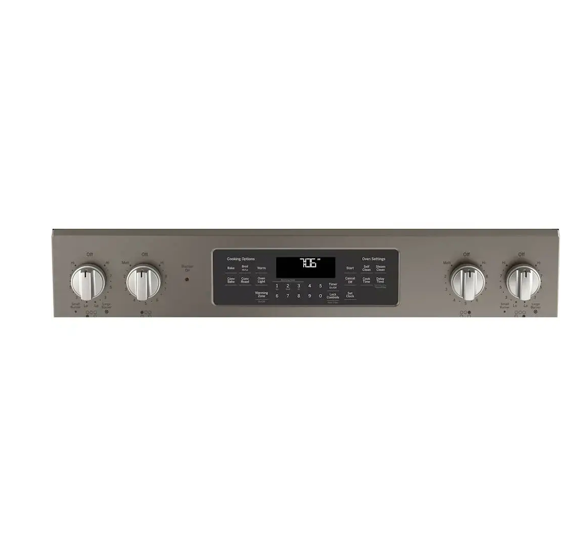 GE - 5.3 Cu. Ft. Slide-In Electric Convection Range Model:JS760ELES