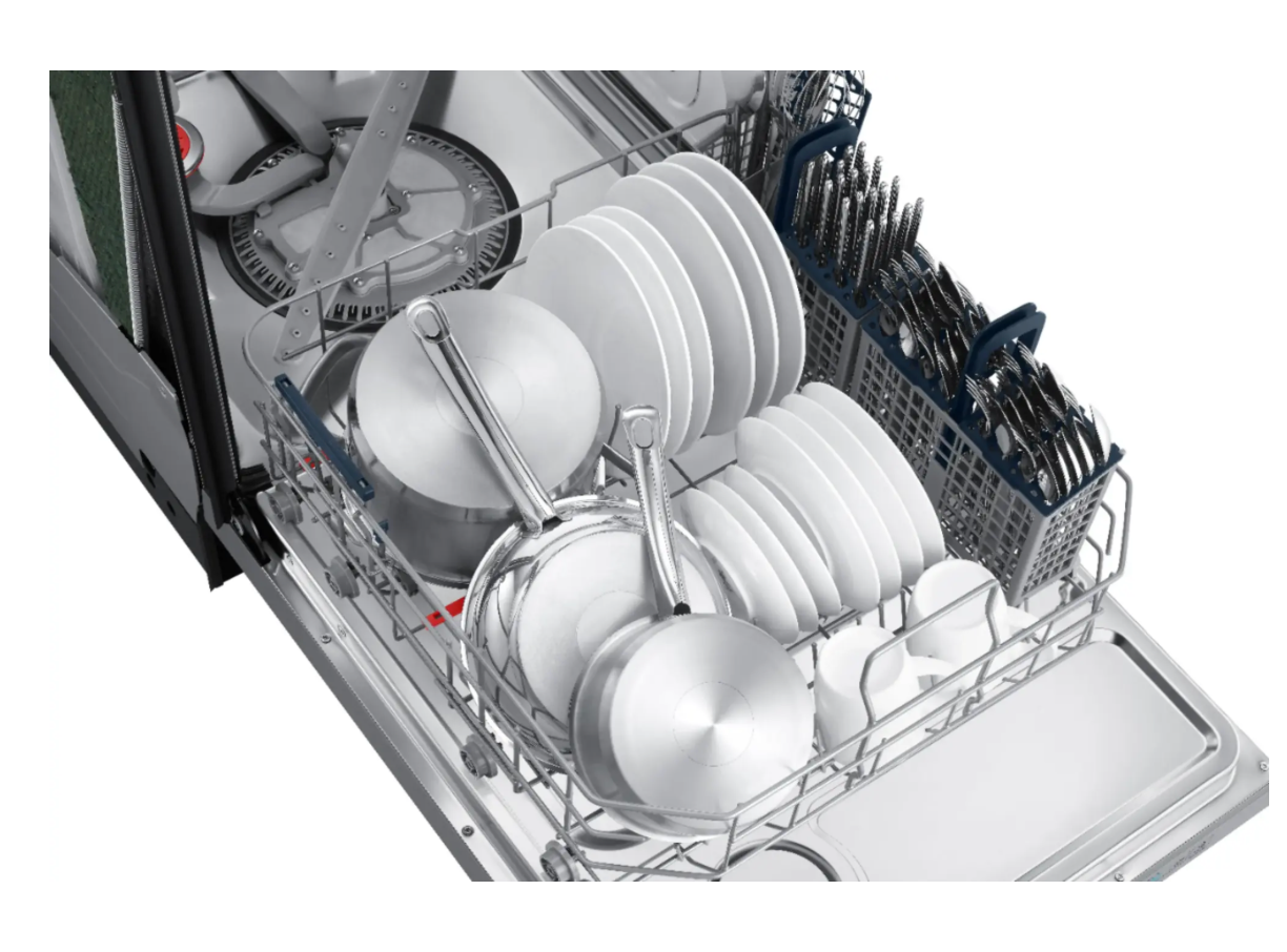 Samsung - StormWash 24" Top Control Built-In Dishwasher with AutoRelease Dry, 3rd Rack, 48 dBA - Stainless Steel Model:DW80R5060US