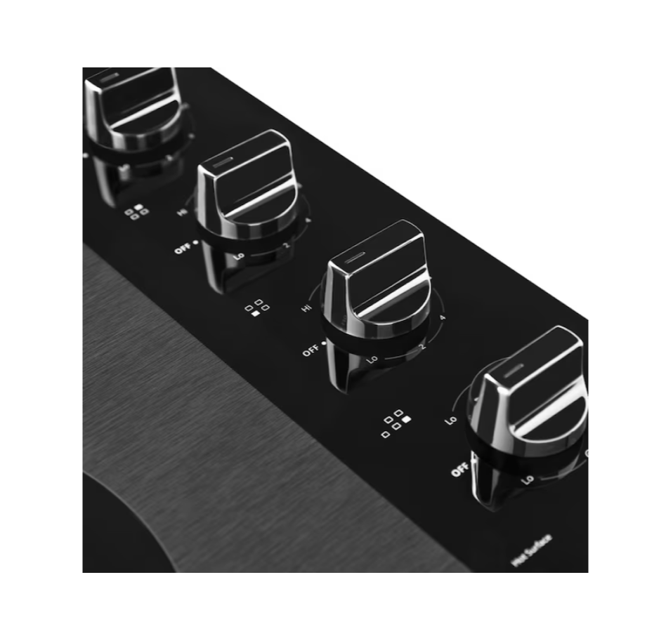 Whirlpool 30-in 4 Burners Smooth Surface (Radiant) Black Electric Cooktop Model #WCE55US0HB