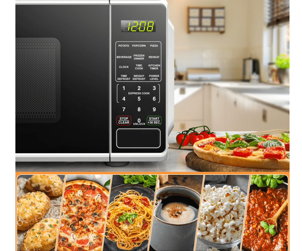 Mainstays 0.7 Cu ft Countertop Microwave Oven