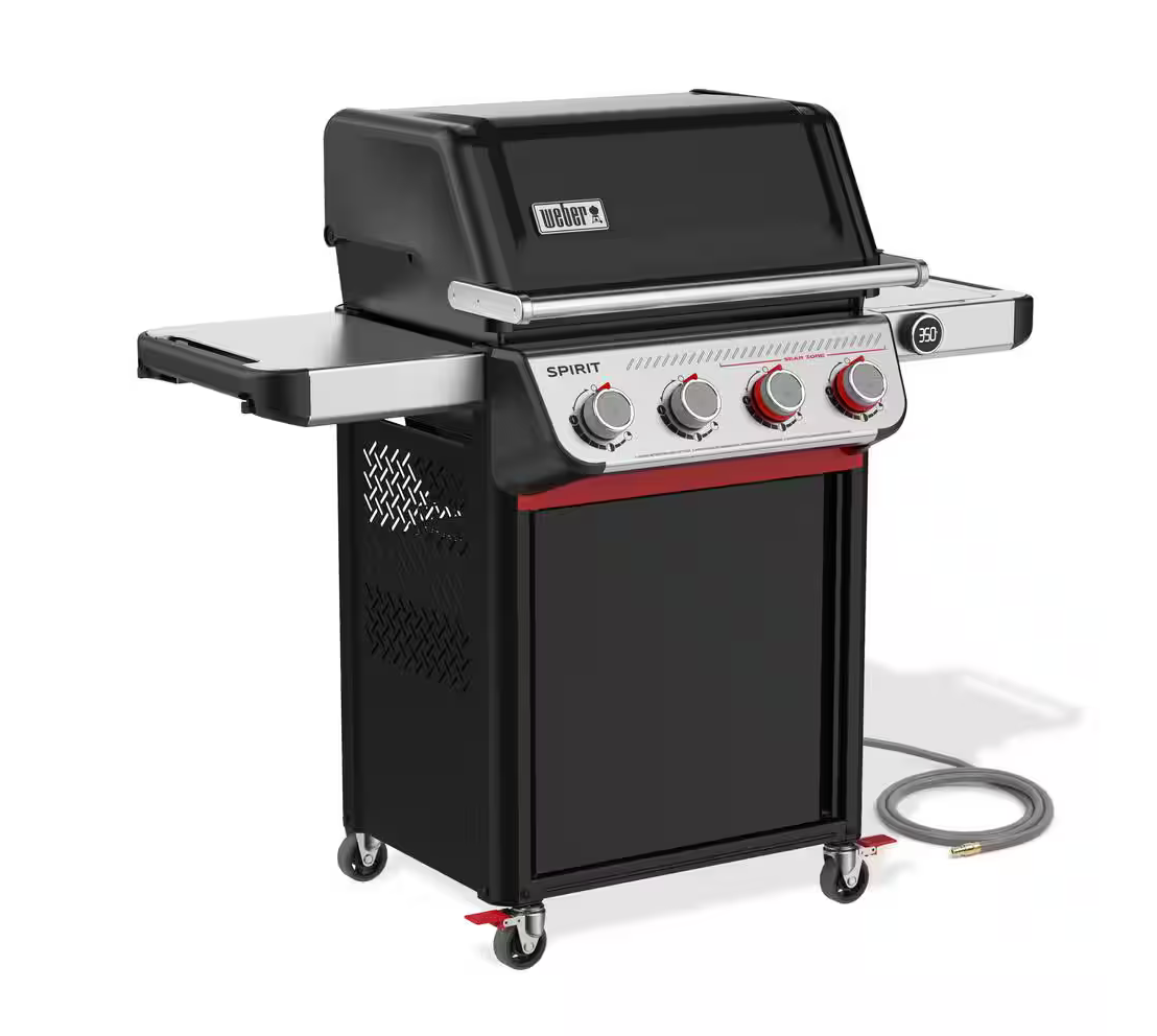 Weber Spirit EP-425 4-Burner Natural Gas Grill in Black Model# 1500784