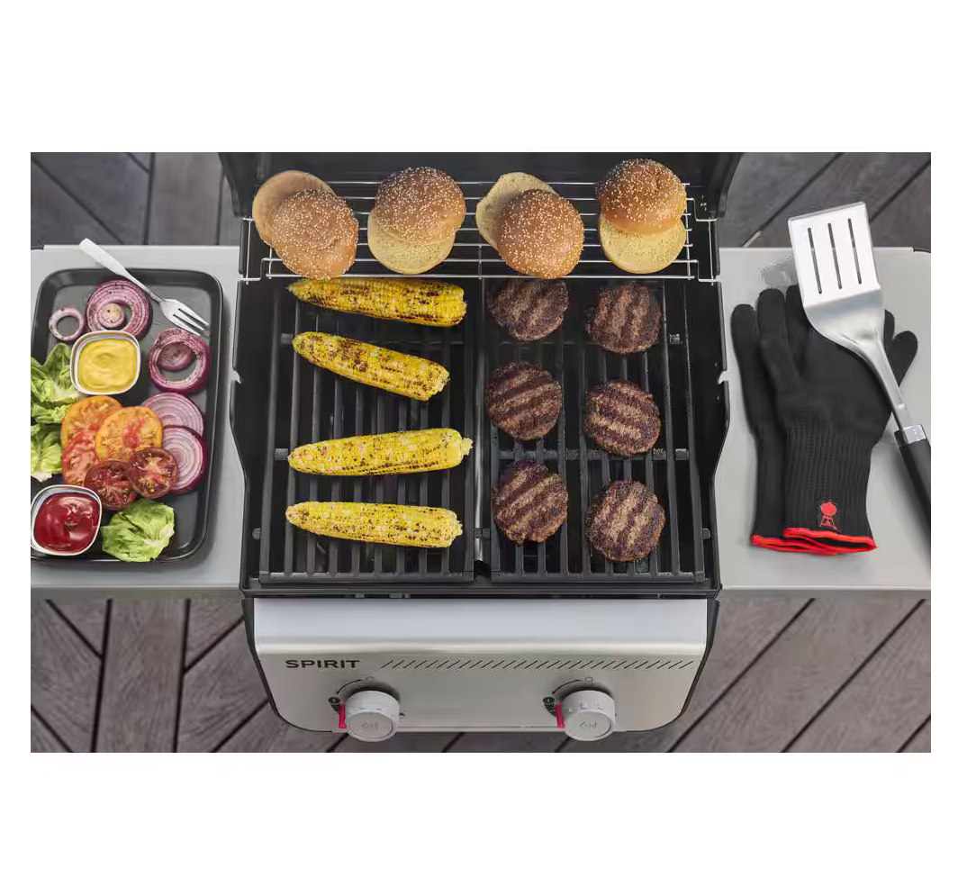 Weber Spirit E-210 2-Burner Liquid Propane Gas Grill in Black Model# 1501000