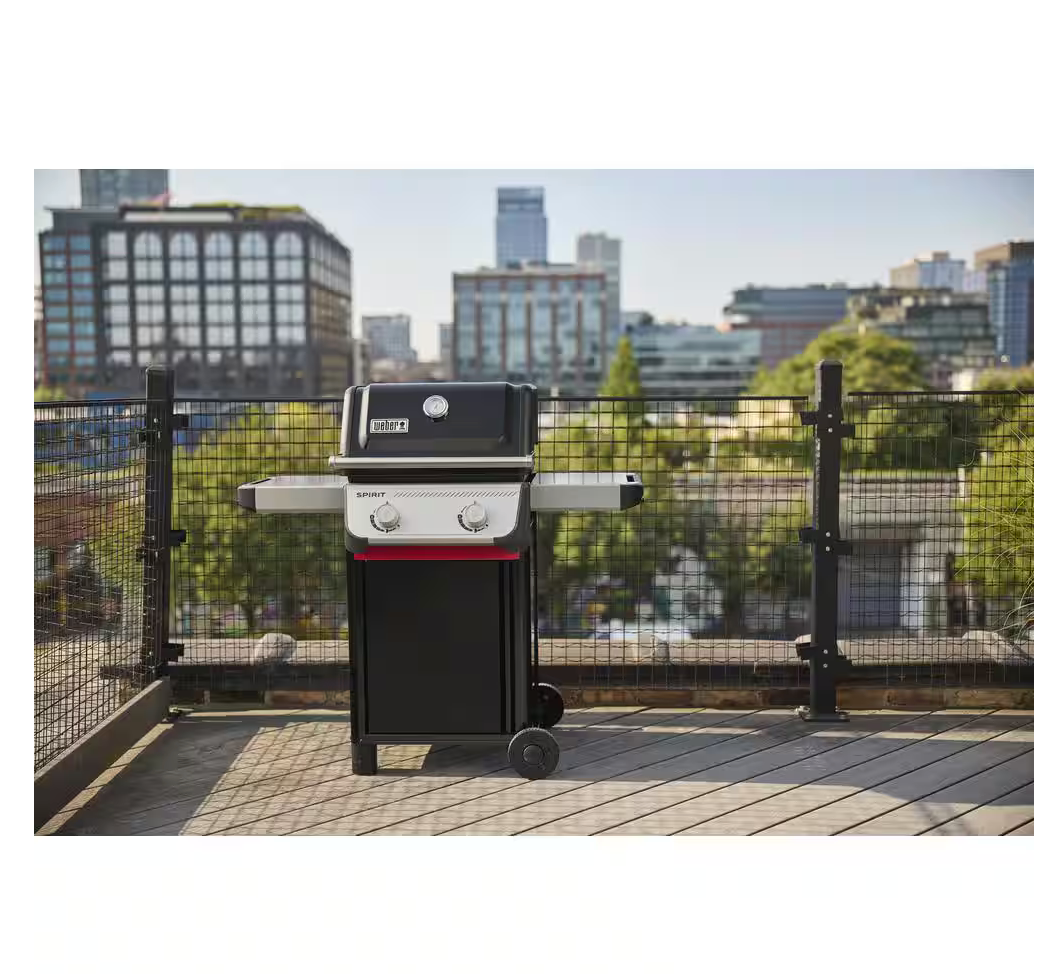 Weber Spirit E-210 2-Burner Liquid Propane Gas Grill in Black Model# 1501000
