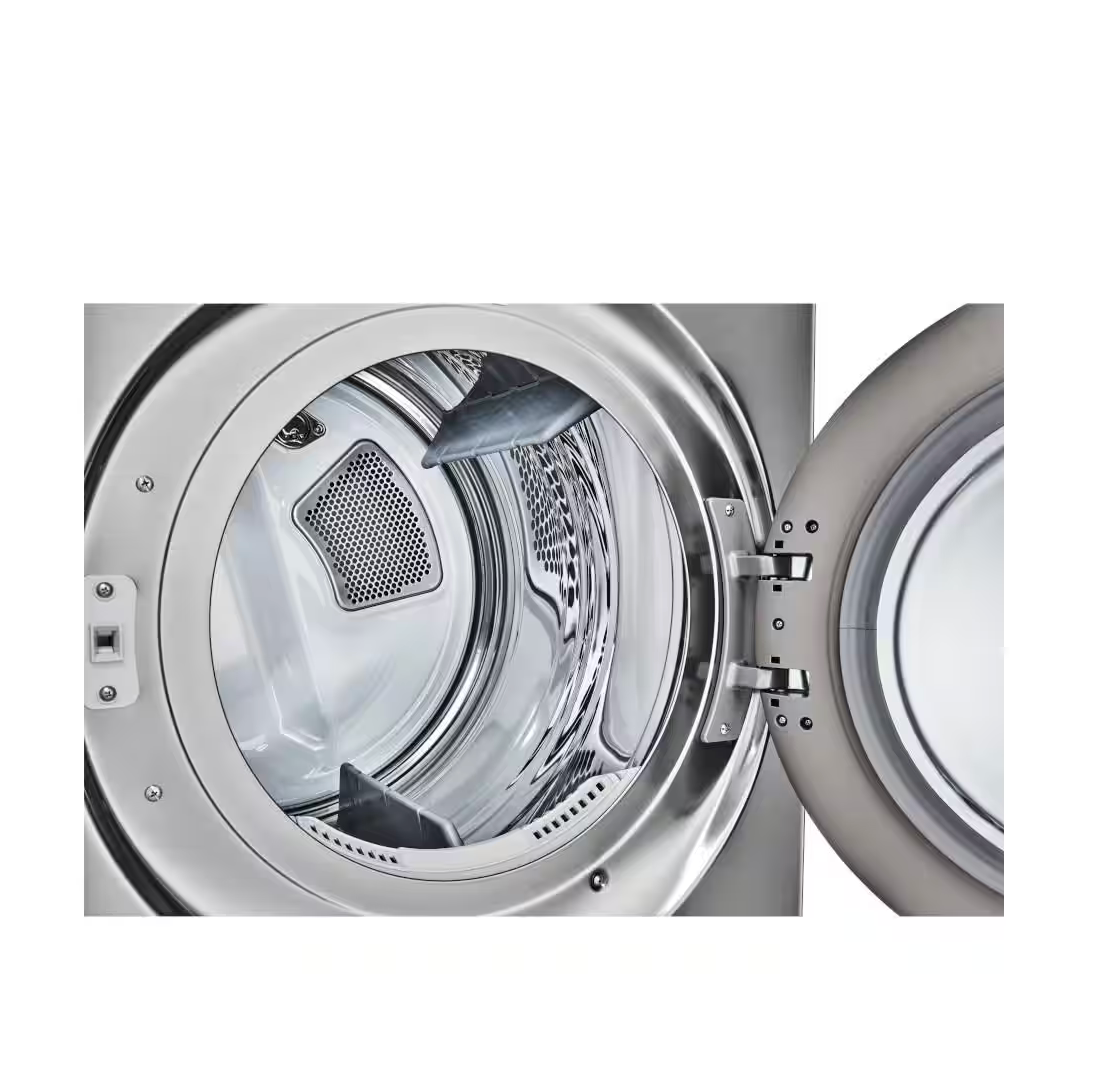 LG 7.4 cu. ft. Vented Stackable SMART Gas Dryer in Graphite Steel with TurboSteam and AI Sensor Dry Technology Model# DLGX5501V