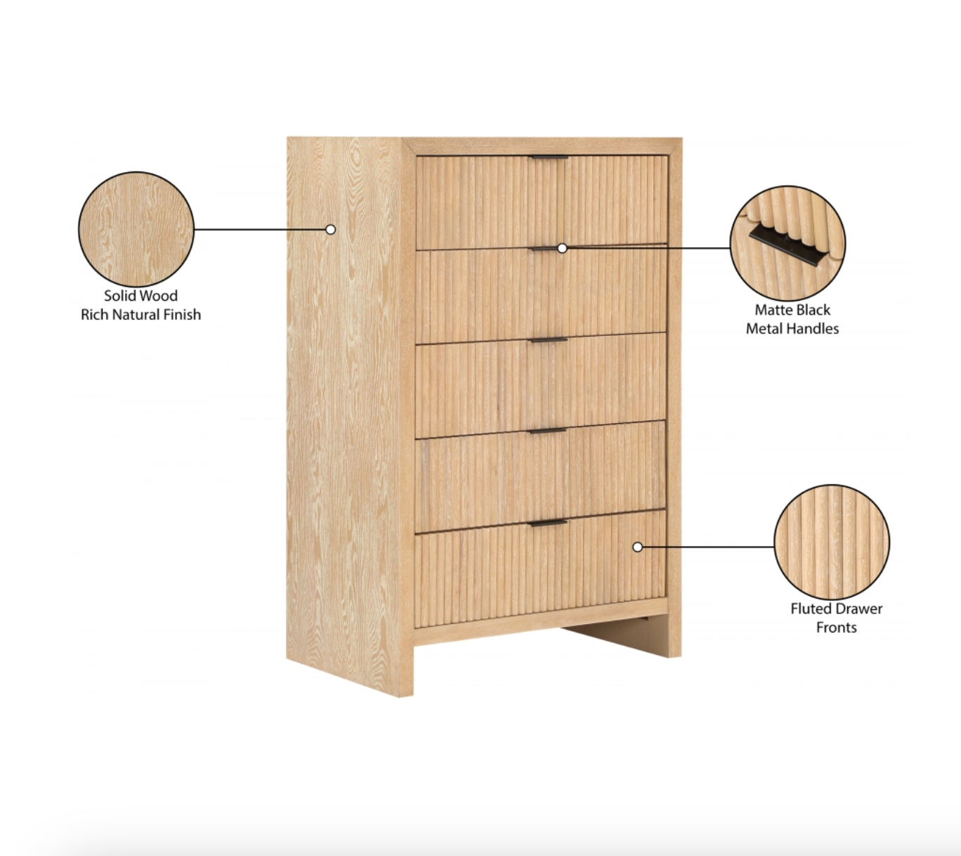 Meridian Fairfax Chest Dresser