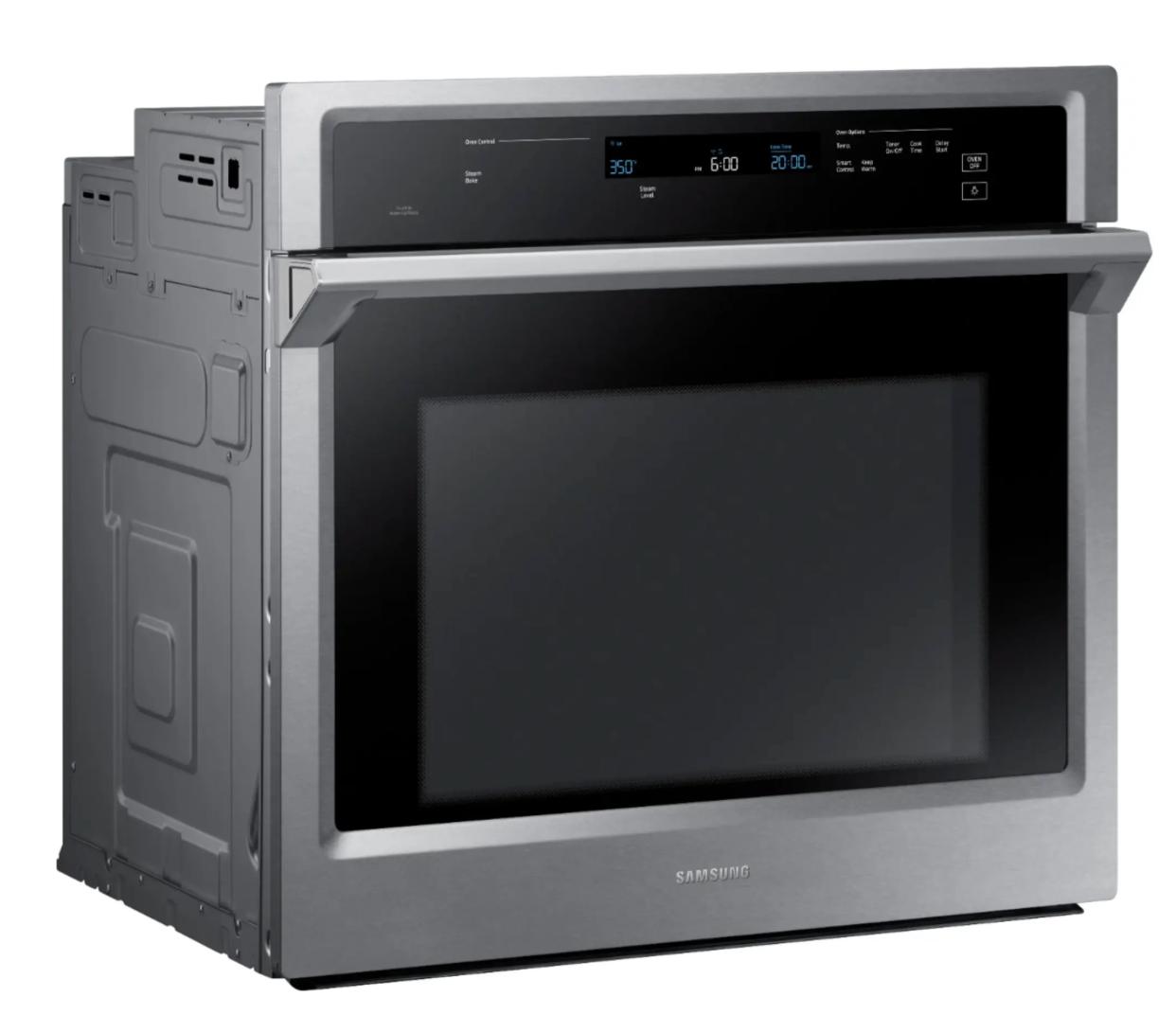 Samsung Model #NV51K6650SS 30" Single Wall Oven with Steam Cook and WiFi - Stainless Steel