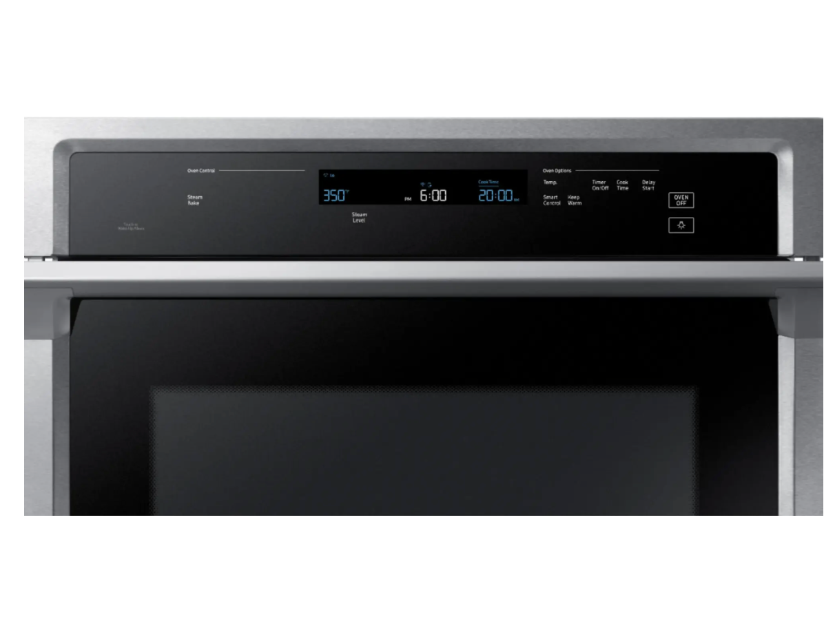 Samsung Model #NV51K6650SS 30" Single Wall Oven with Steam Cook and WiFi - Stainless Steel