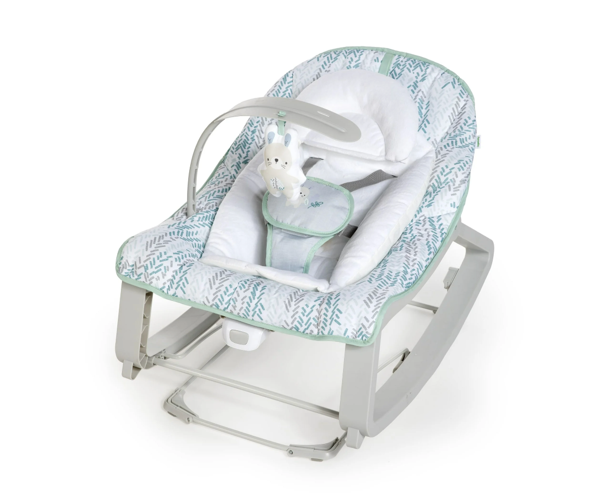 Ingenuity Keep Cozy 3-in-1 Vibrating Infant & Toddler Baby Bouncer and Rocker Chair