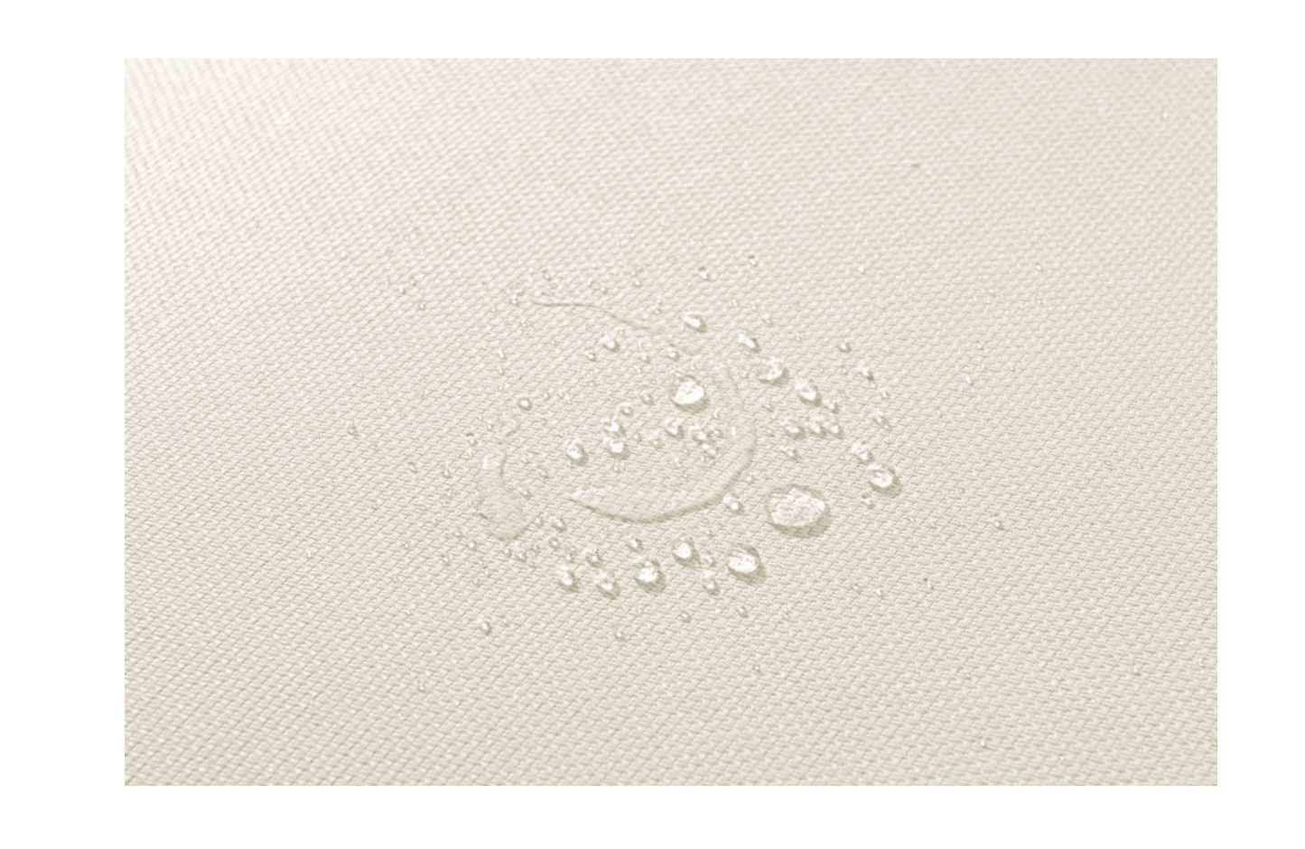 Meridian 337Cream-Sectional Maldives 102" Water Resistant Fabric Upholstered Outdoor Patio Modular Sectional