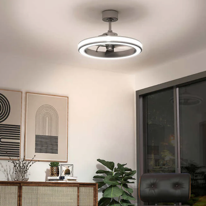 Artika Edwin 23" Integrated LED Chandelier Ceiling Fan