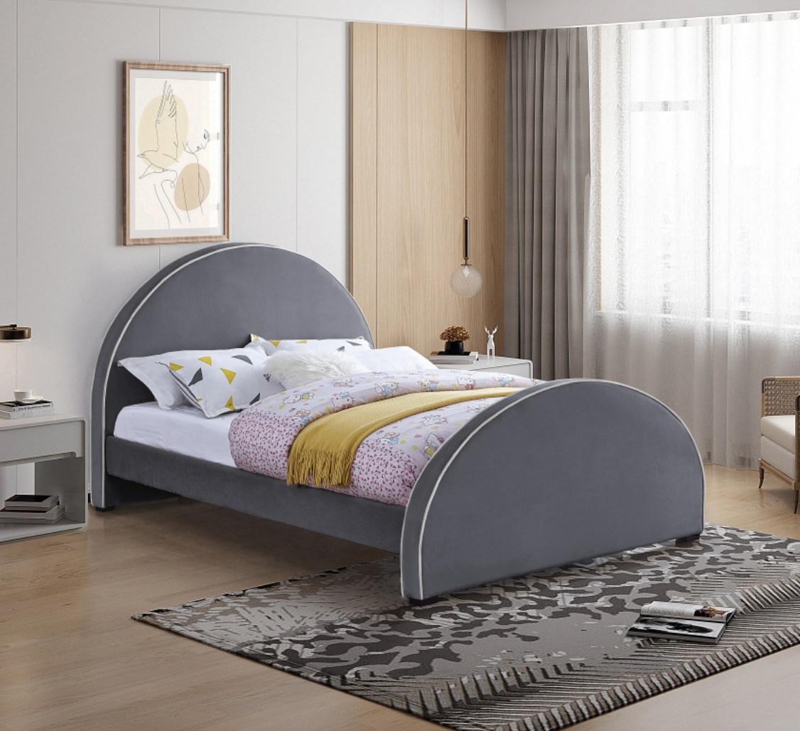 Meridian Brody Velvet Bed