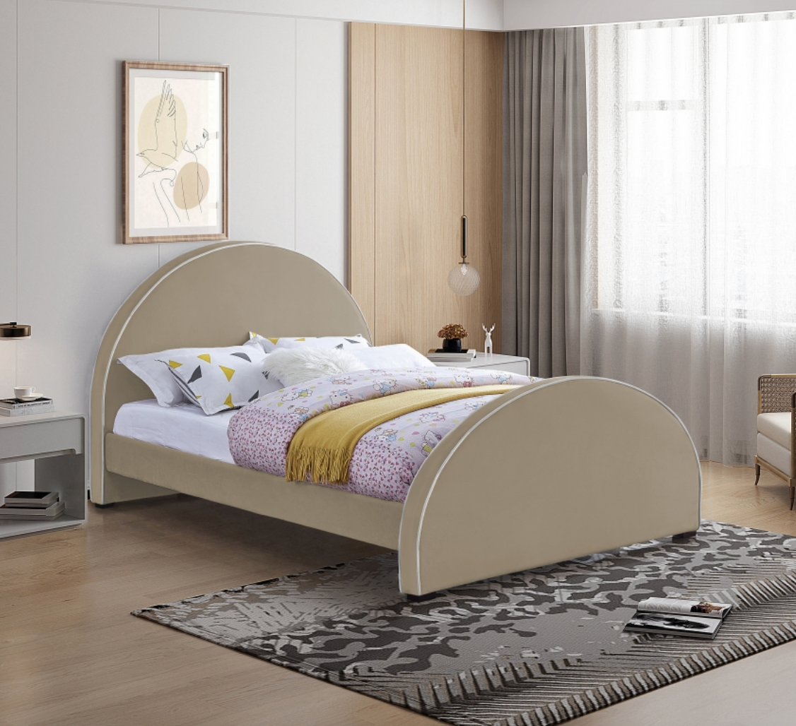Meridian Brody Velvet Bed