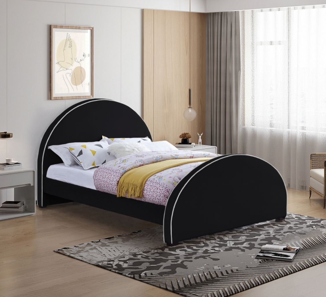 Meridian Brody Velvet Bed