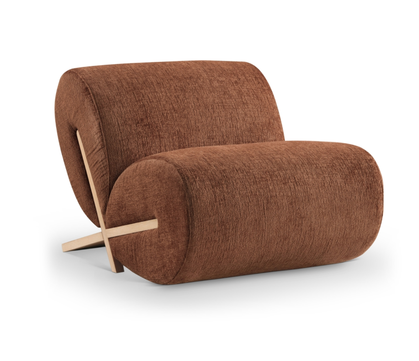 Meridian Akira Fabric Upholstered Accent Chair